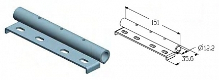 Накладка роликовая промежуточная дуплексная RP-40.123D